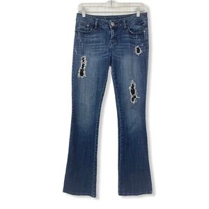 LC Lauren Conrad Jeans Distressed Lace Bootcut 4
